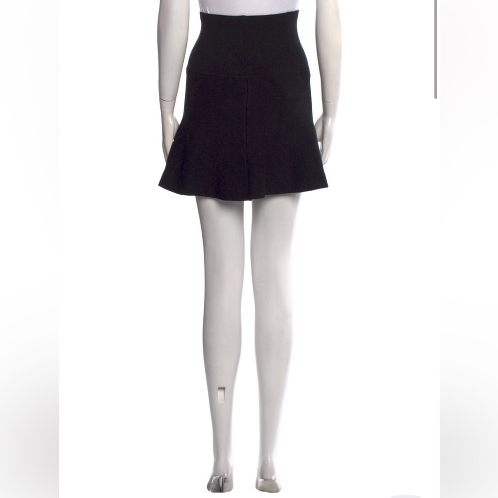 The Frankie Shop Pleated Accents Mini Skirt – Black – Size S - Picture 2 of 3
